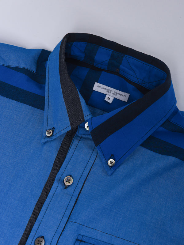 Popover BD Shirt_Blue Cotton Big Plaid